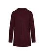 Cardigan collo coreana BORDEAUX IRONICA