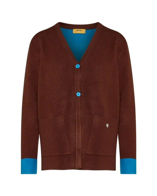 Cardigan con bottoni CACAO DORABELLA PIU'