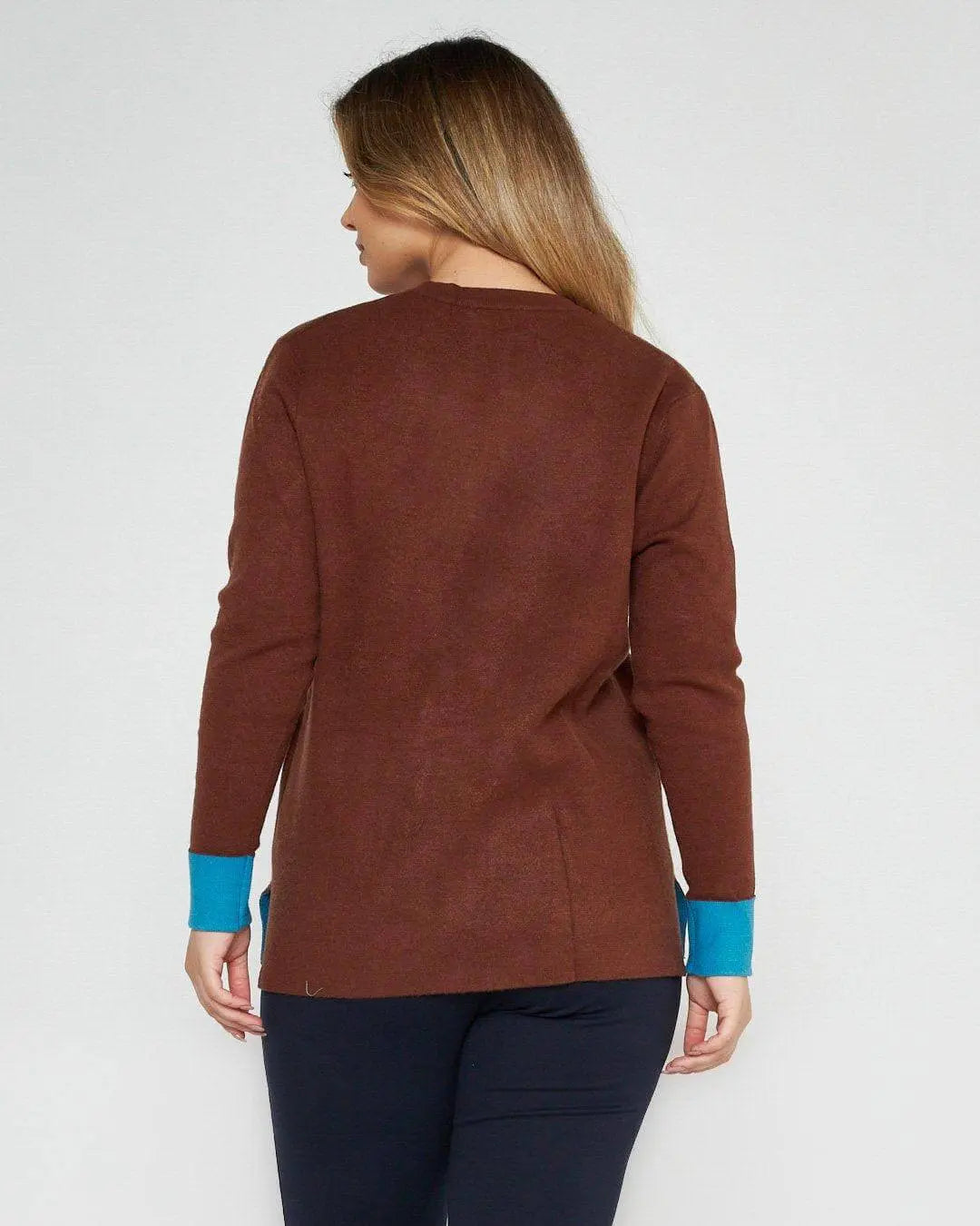 Cardigan con bottoni CACAO DORABELLA PIU'