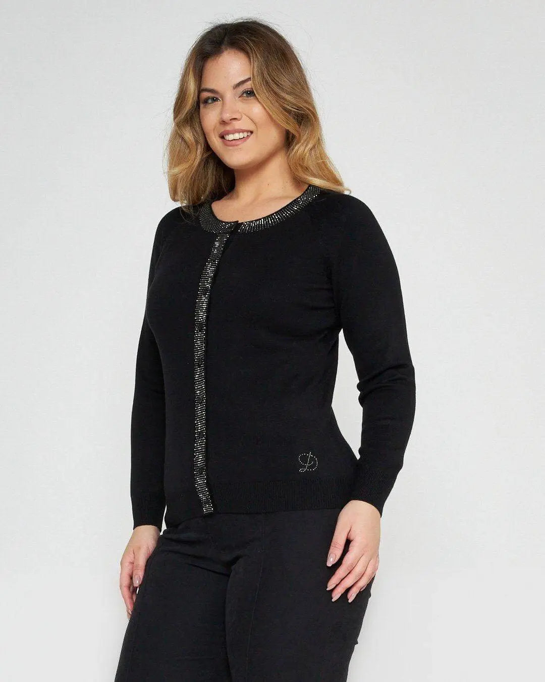 Cardigan con bottoni NERO DORABELLA XL