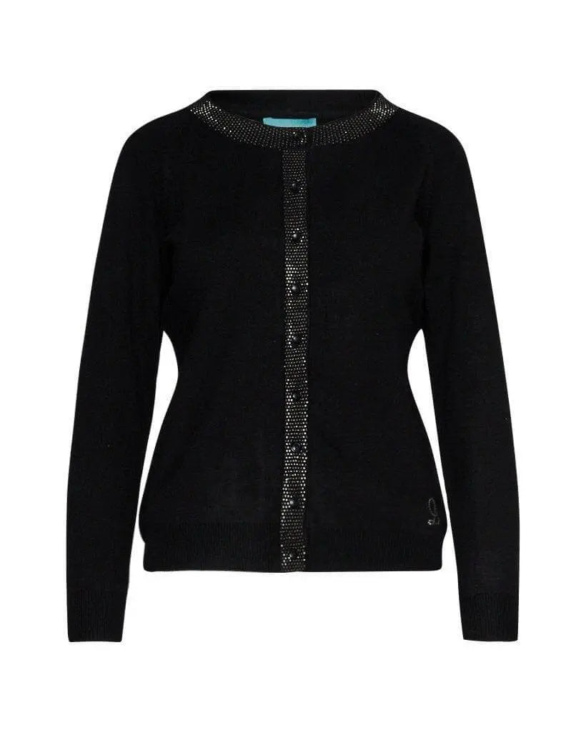 Cardigan con bottoni NERO DORABELLA