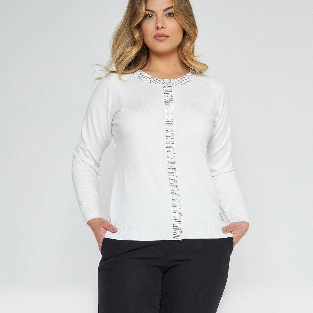 Cardigan con bottoni OFF WHITE DORABELLA XL