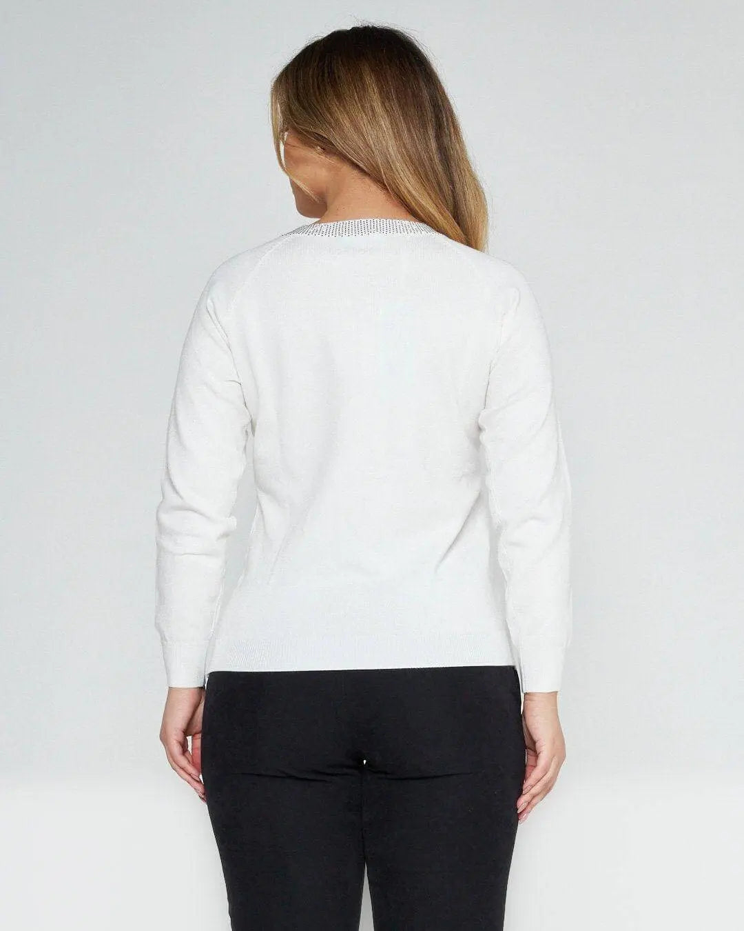 Cardigan con bottoni OFF WHITE DORABELLA