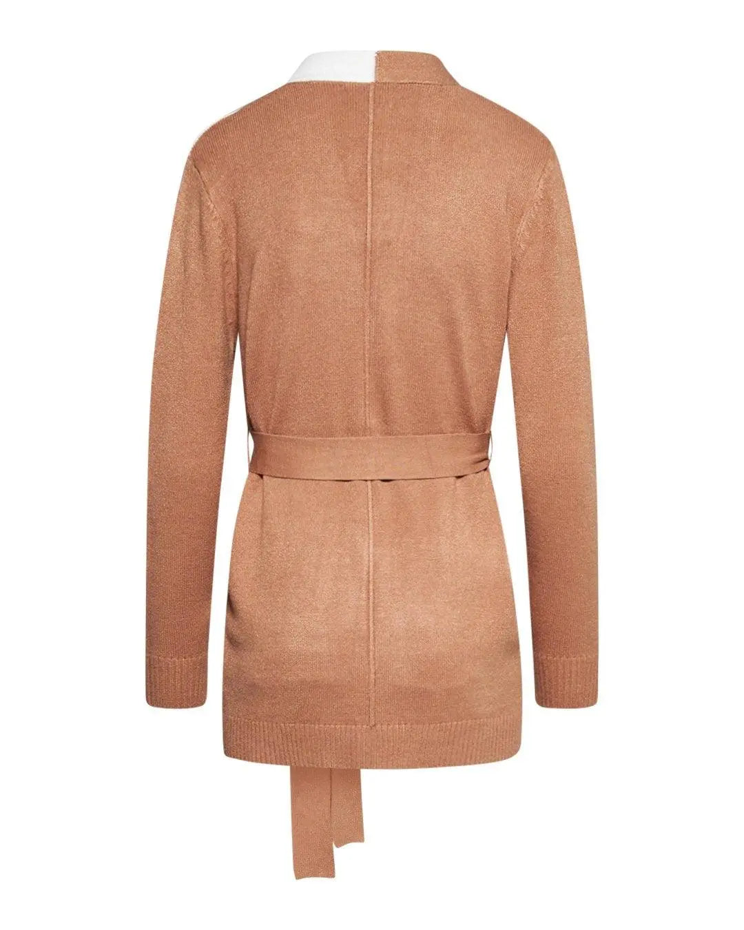 Cardigan con cintura CAMMELLO DORABELLA