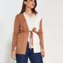 Cardigan con cintura CAMMELLO DORABELLA