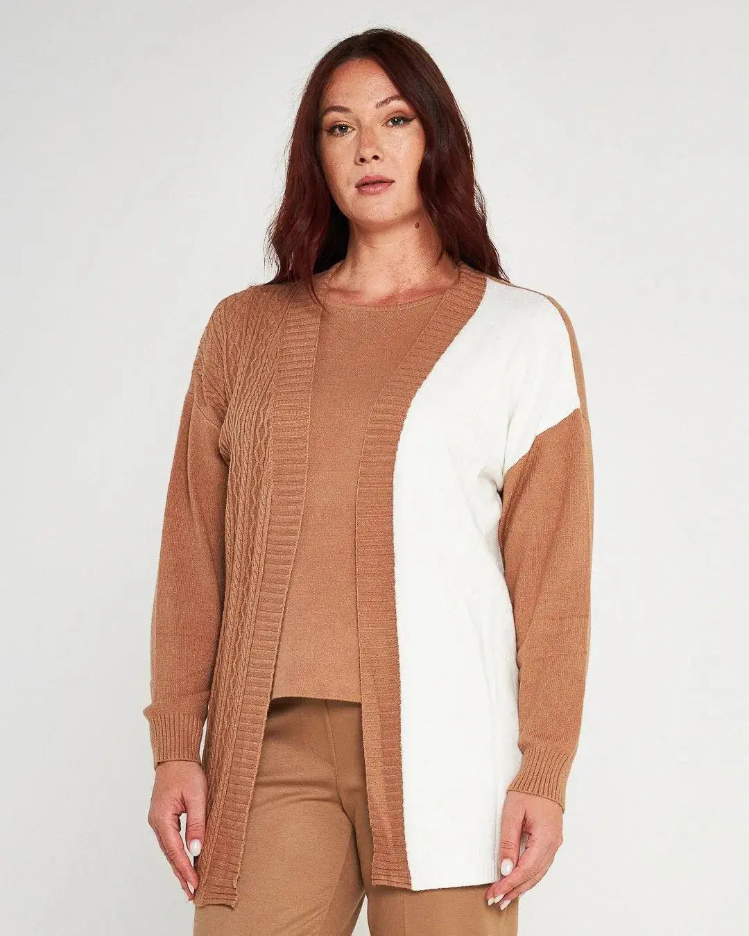 Cardigan CAMMELLO DORABELLA PIU'