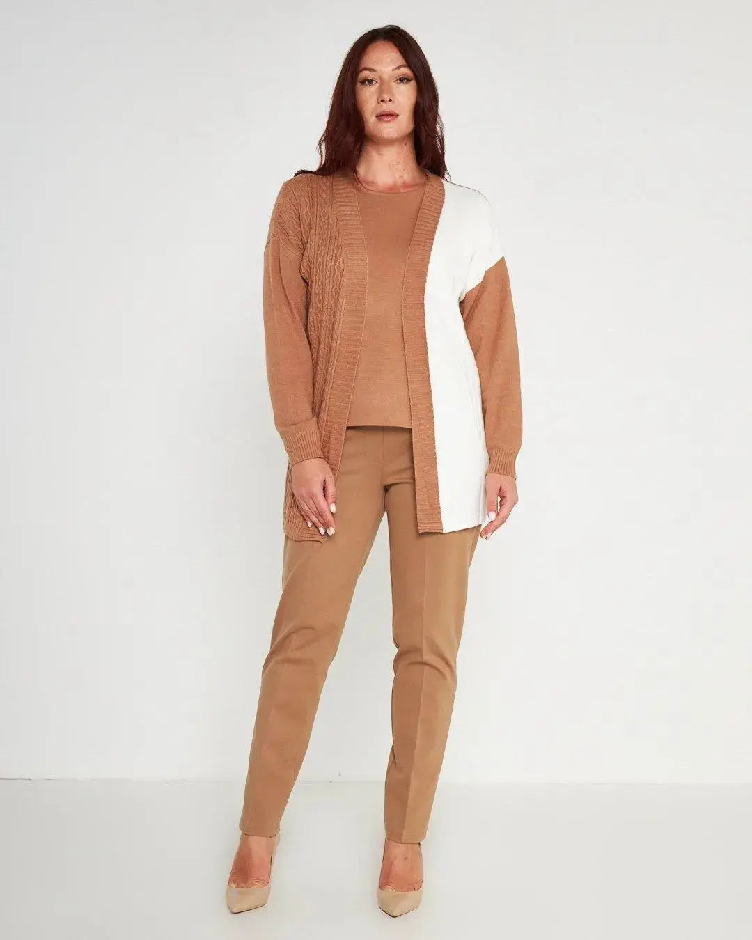 Cardigan CAMMELLO DORABELLA PIU'