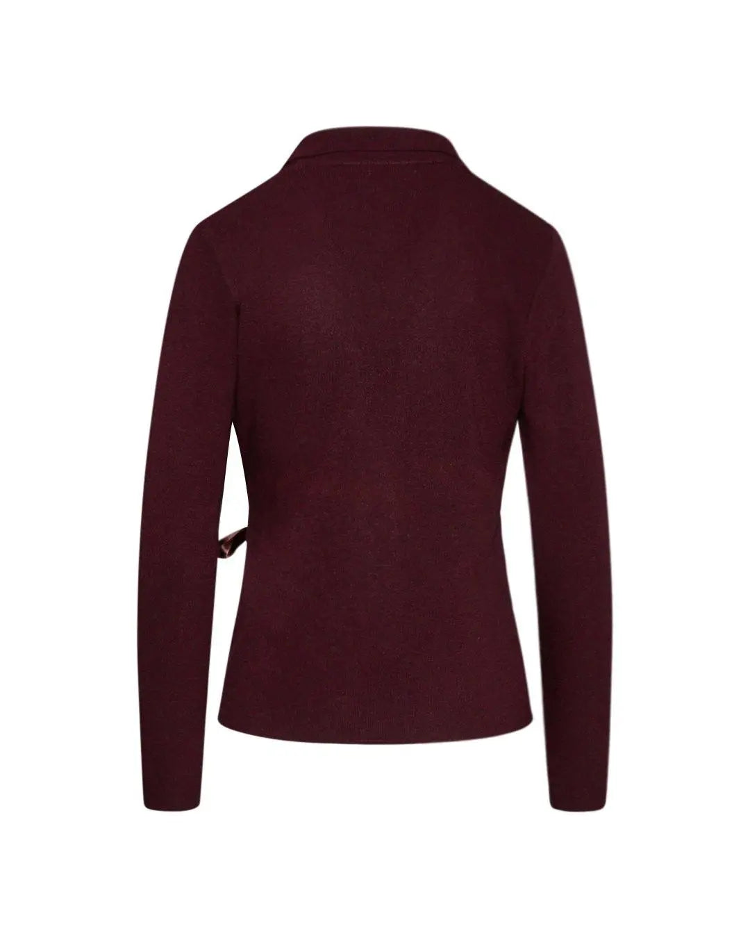 Cardigan con nastro BORDEAUX IRONICA