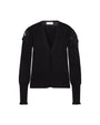 Cardigan con paillettes su spalla NERO IRONICA 3