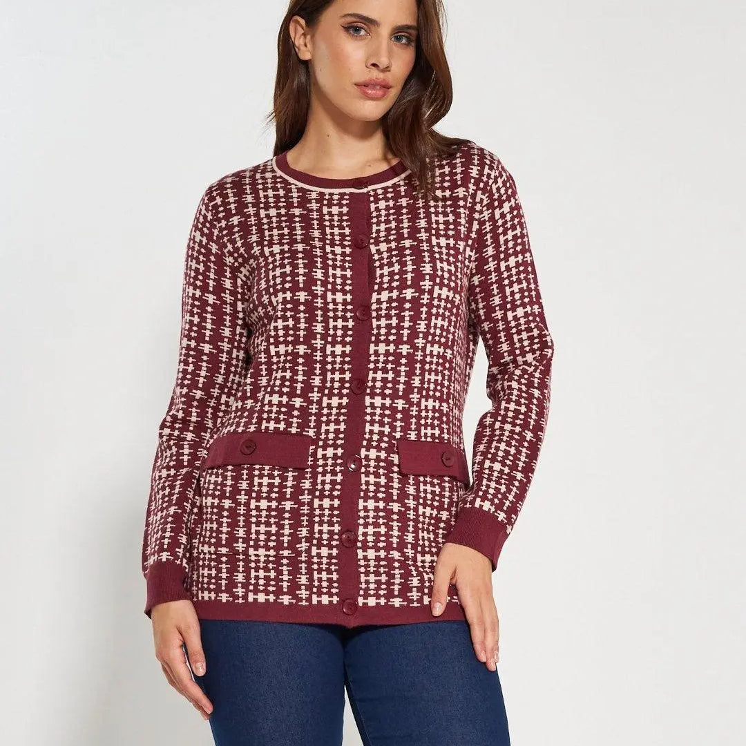 Cardigan girocollo AMARENA DORABELLA PIU'