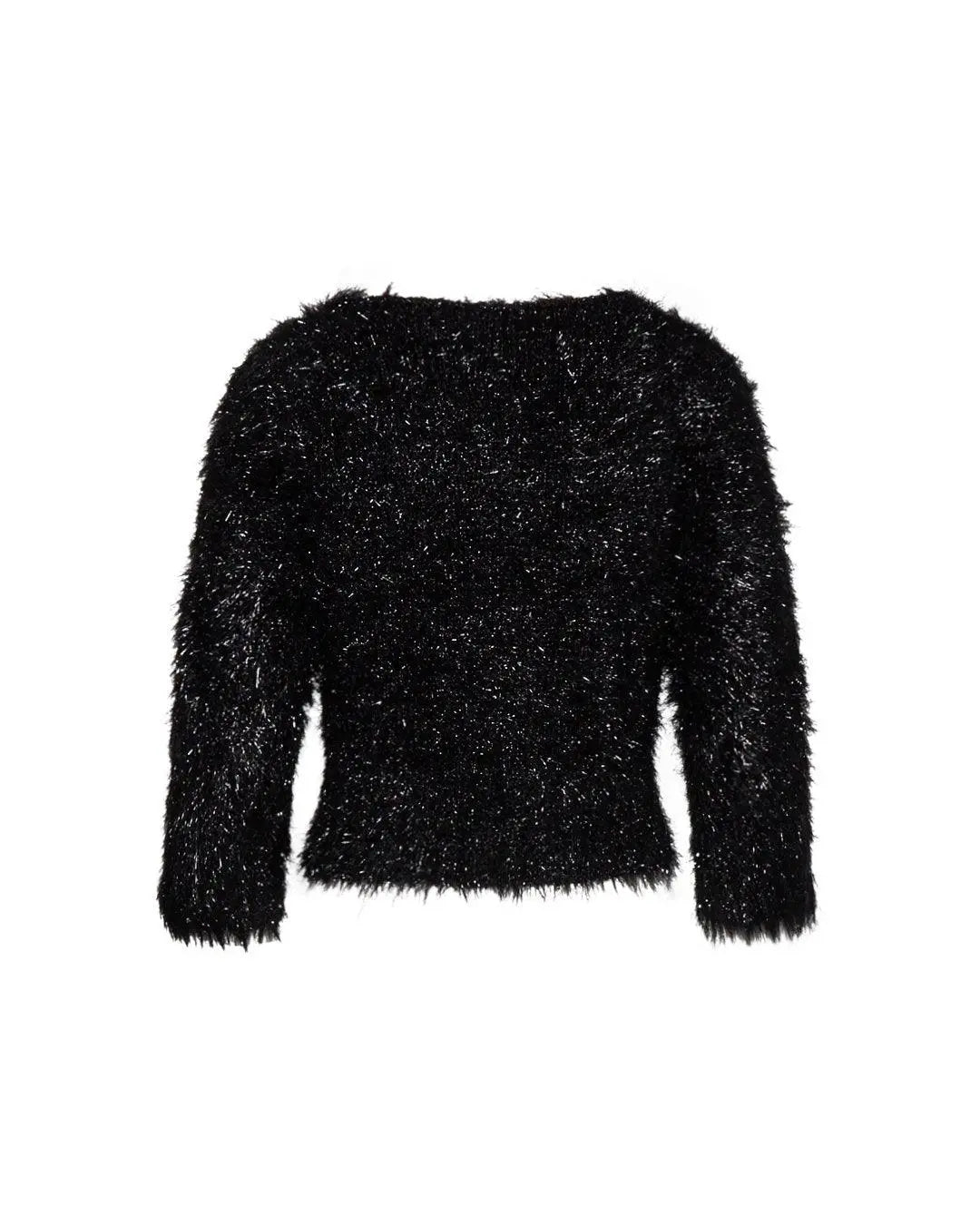 Cardigan in pelliccia NERO IRONICA