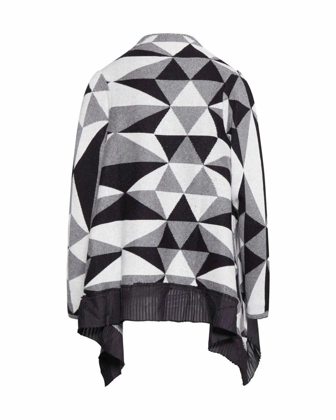 Cardigan jacquard NERO-PANNA IRONICA