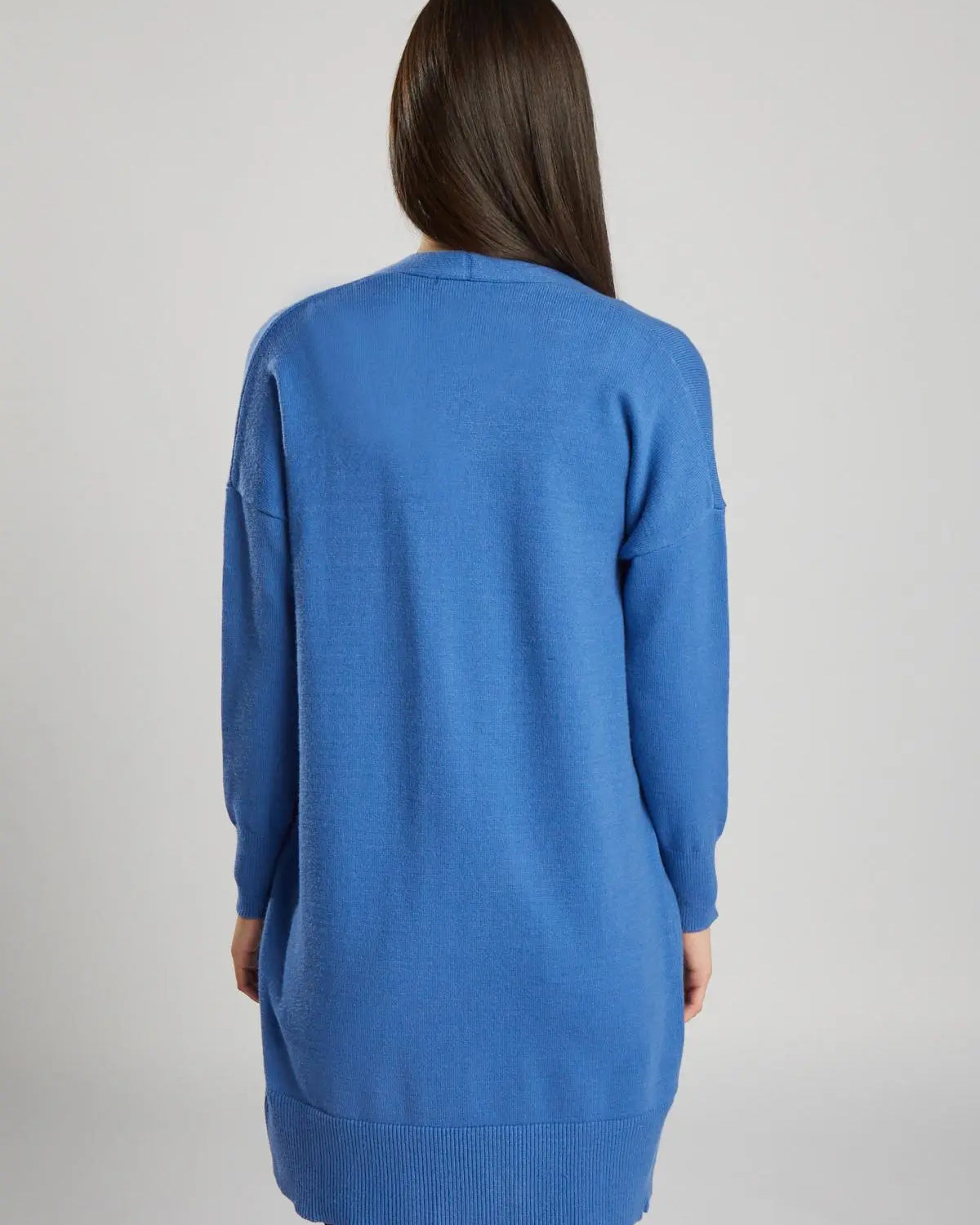 Cardigan lungo AZZURRO IRONICA