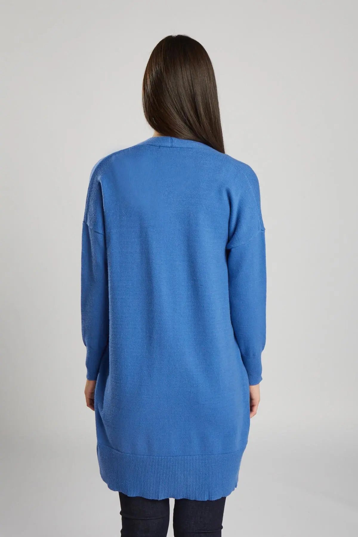 Cardigan lungo AZZURRO IRONICA