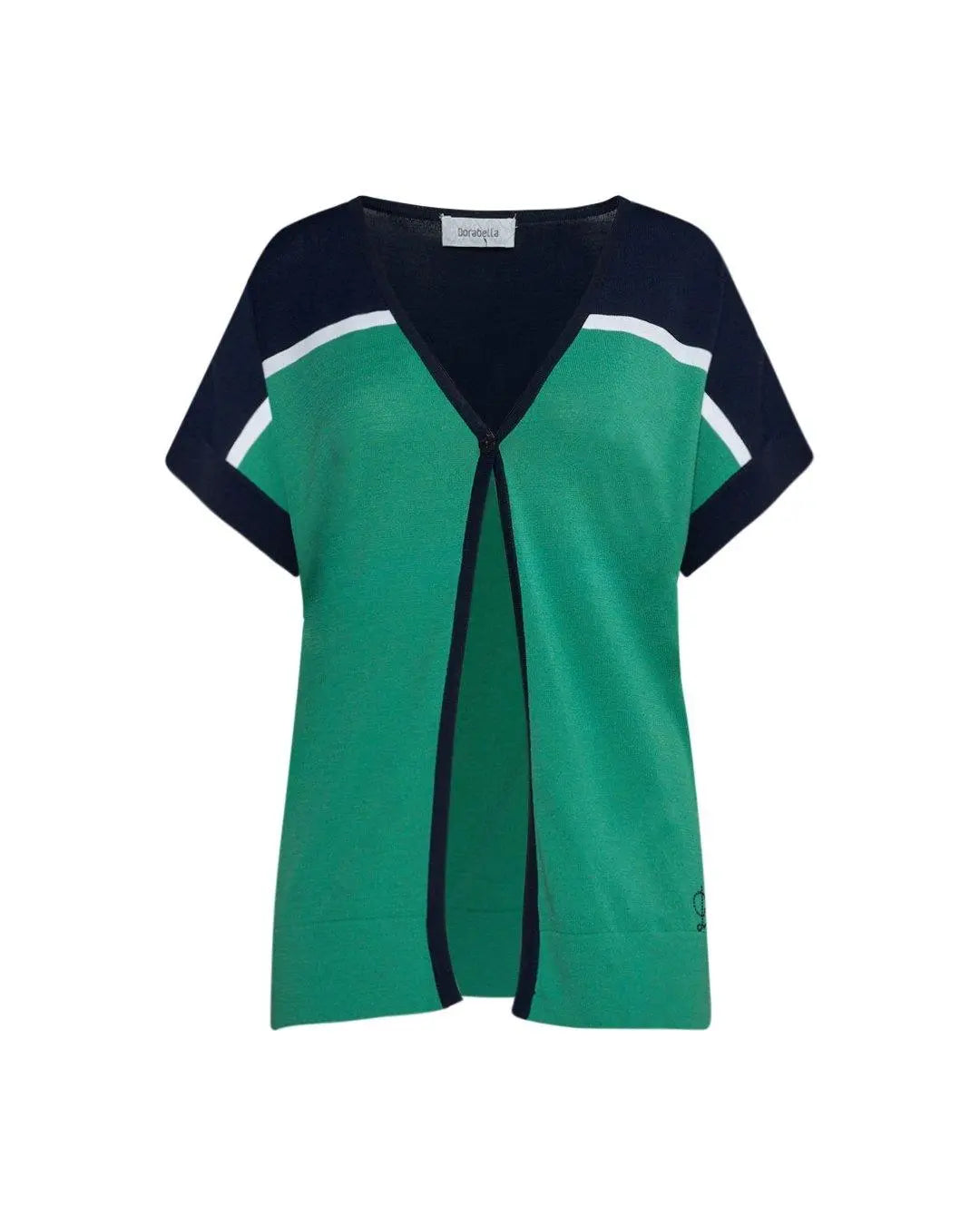 Cardigan mezza manica VERDE DORABELLA XL