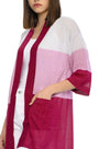 Cardigan righe e lurex MAGENTA IRONICA
