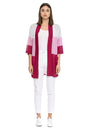 Cardigan righe e lurex MAGENTA IRONICA