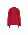 Cardigan sciallato ROSSO IRONICA