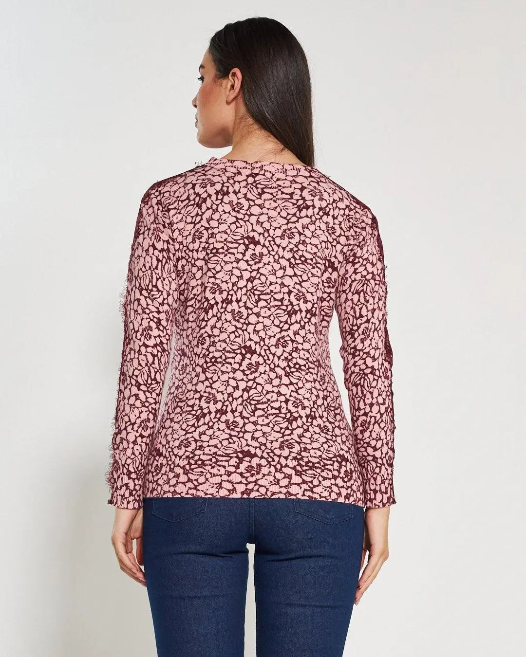 Cardigan scollo "V" AMARENA DORABELLA