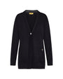 Cardigan scollo  a V NERO DORABELLA PIU'