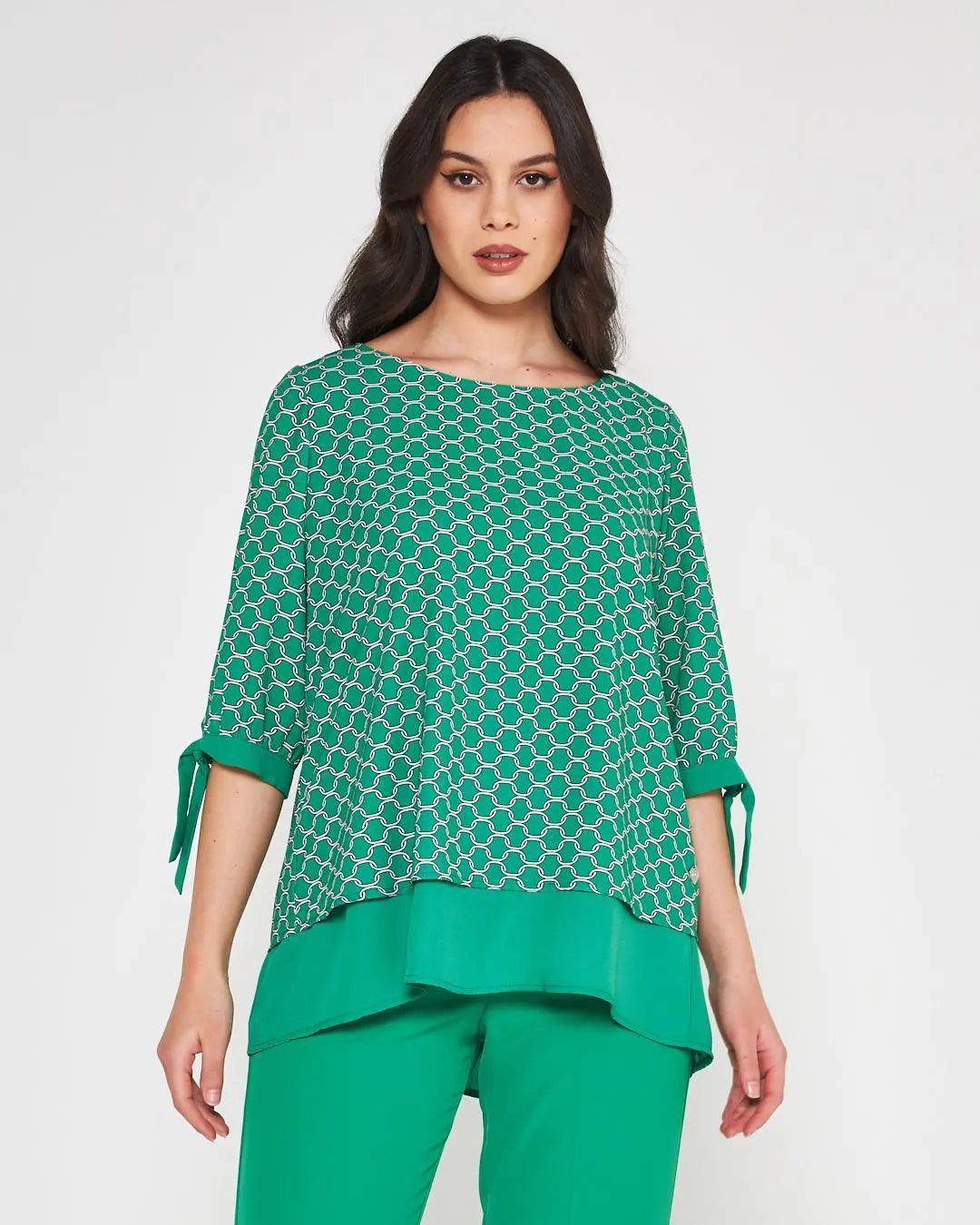 Casacca Fantasia VERDE DORABELLA