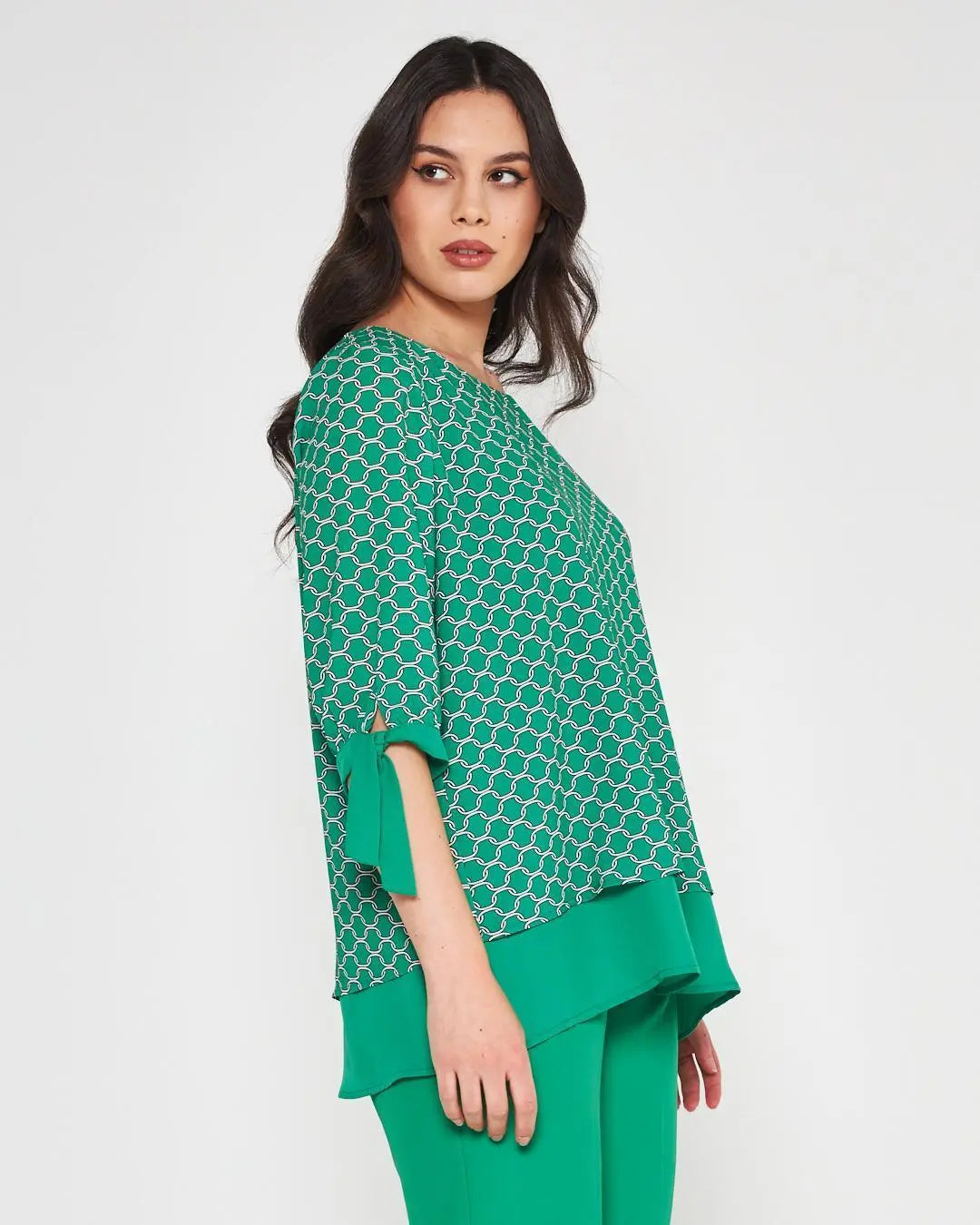 Casacca Fantasia VERDE DORABELLA