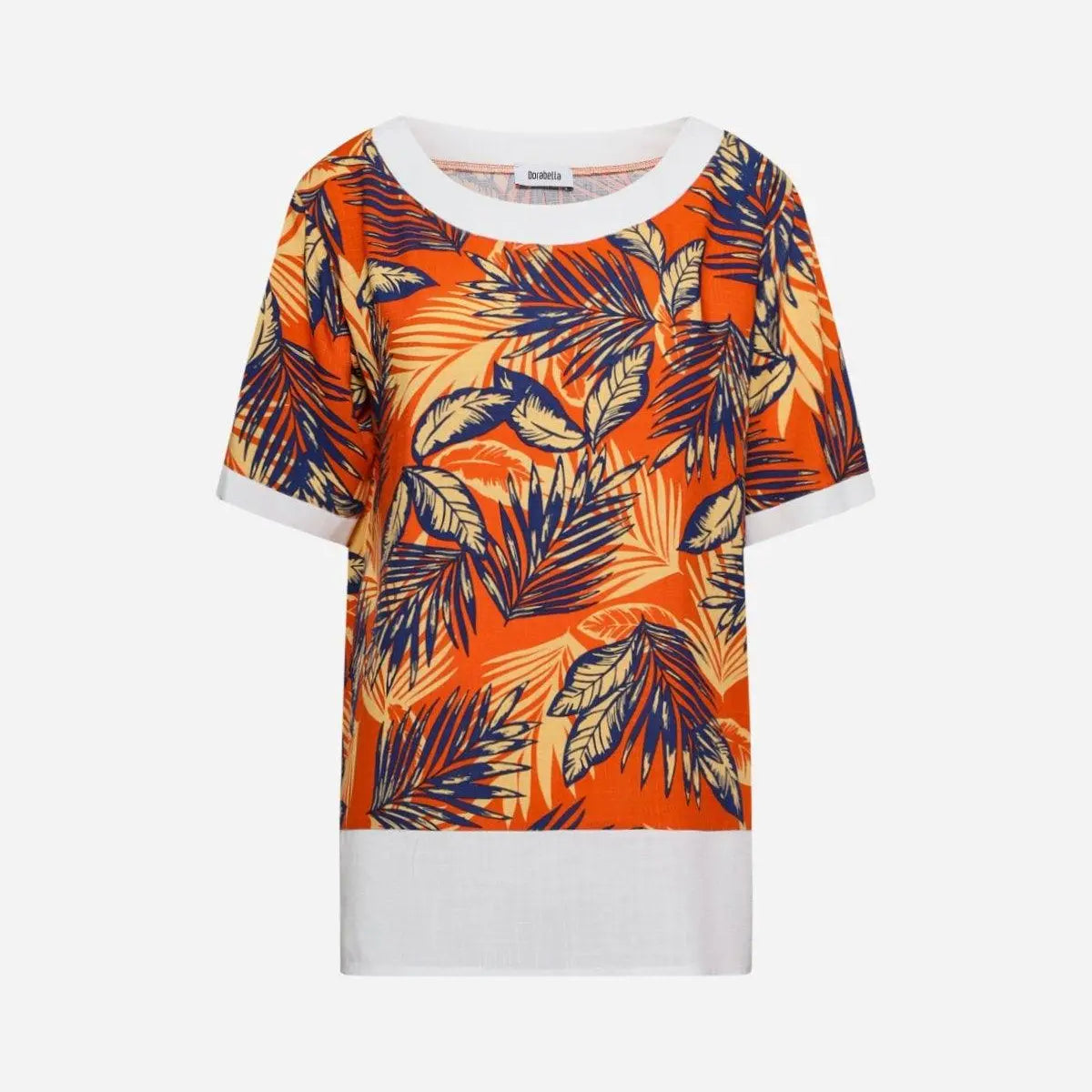 Casacca fantasia ARANCIO DORABELLA XXL