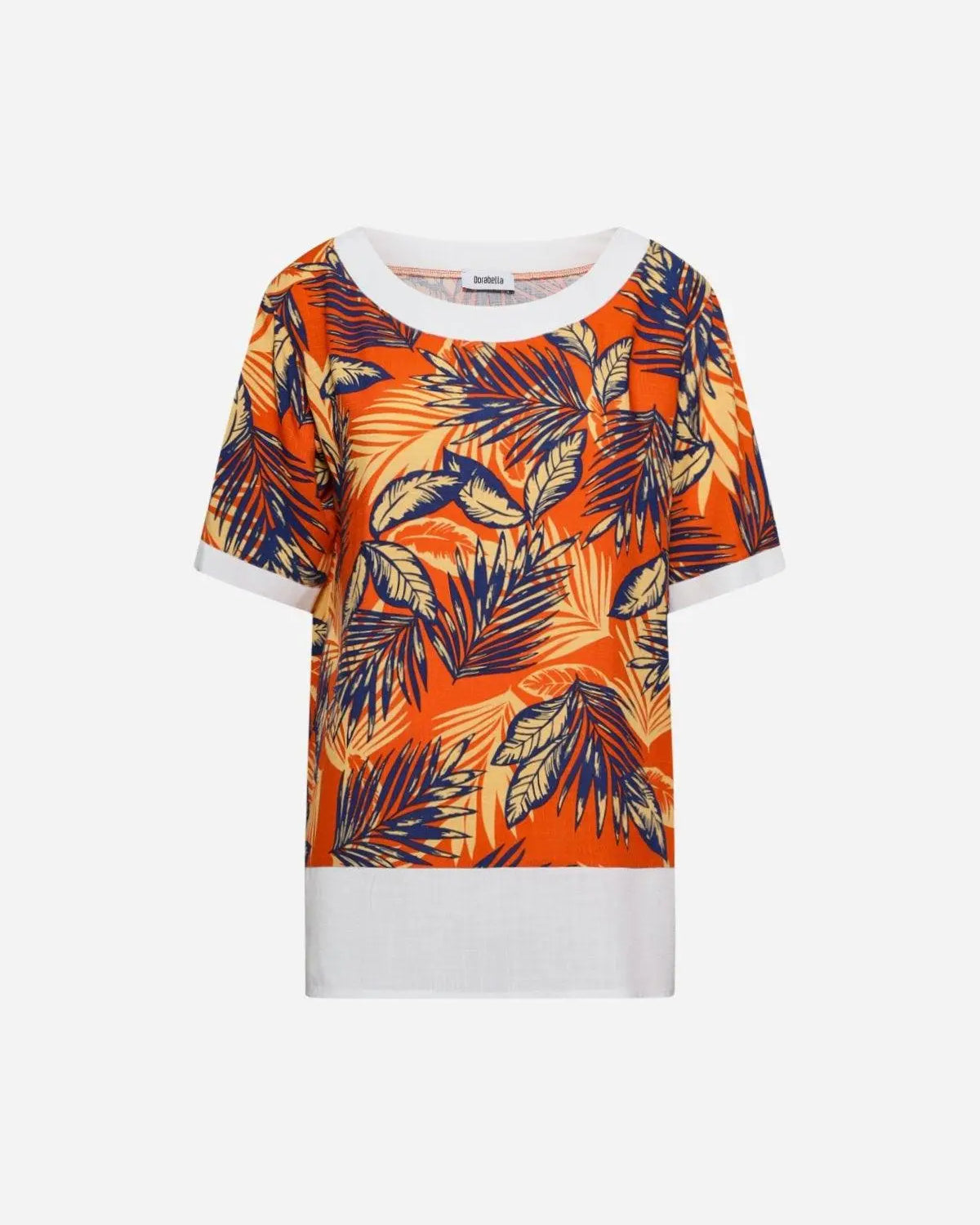 Casacca fantasia ARANCIO DORABELLA XXL