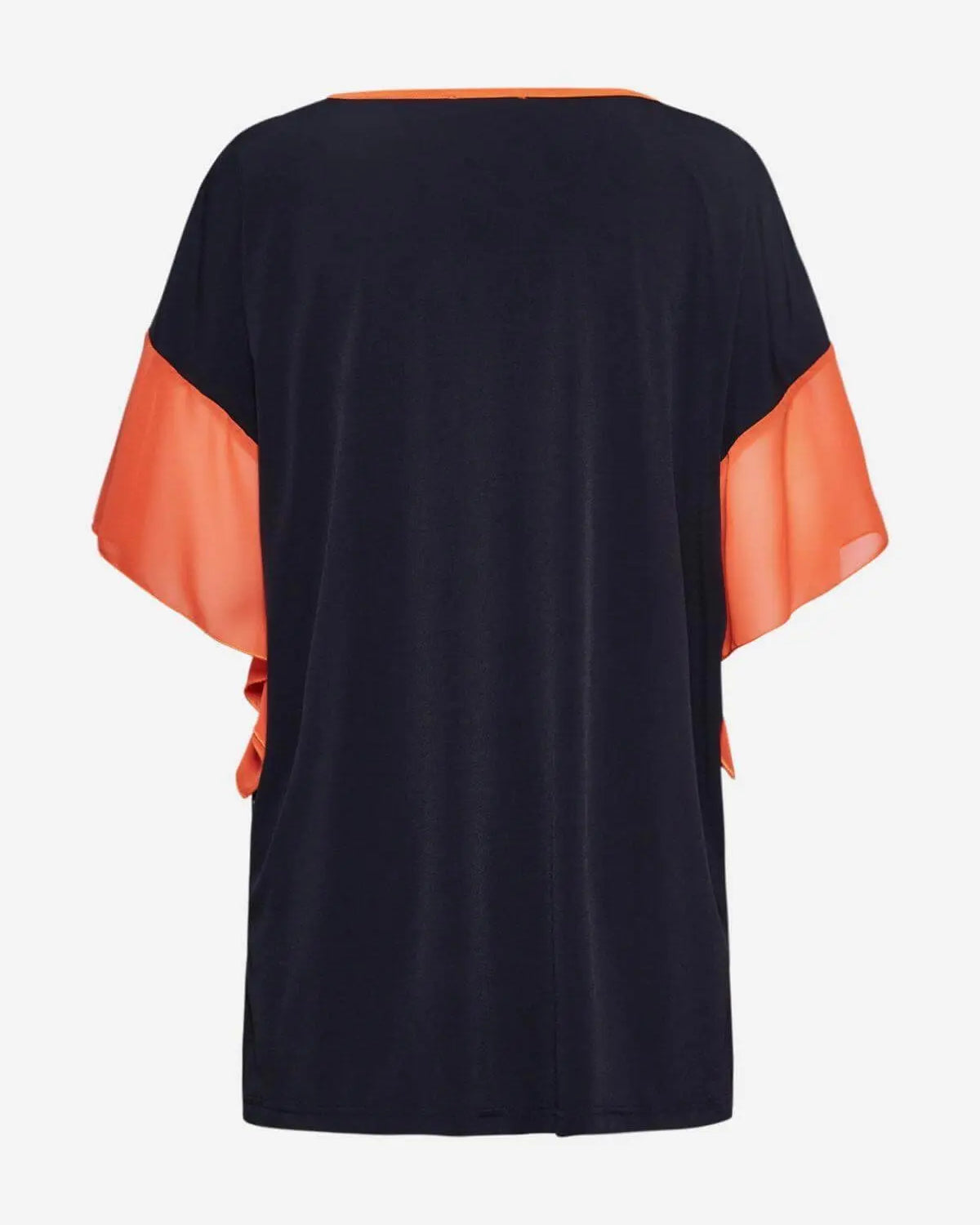 Casacca fantasia NERO-ARANCIO DORABELLA PIU'