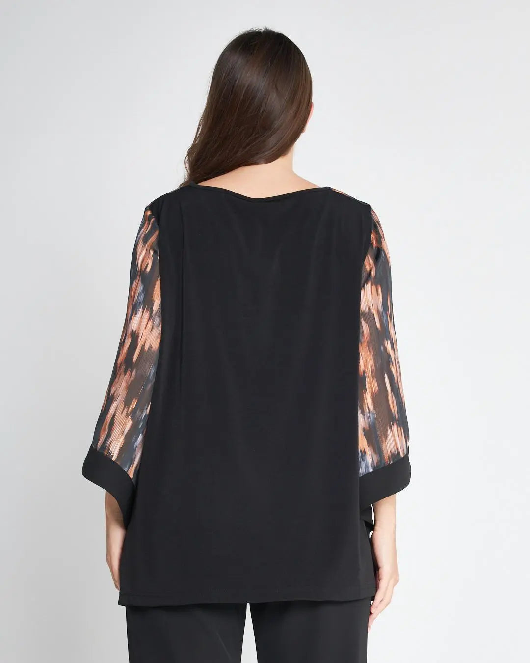 Casacca fantasia NERO DORABELLA PIU'