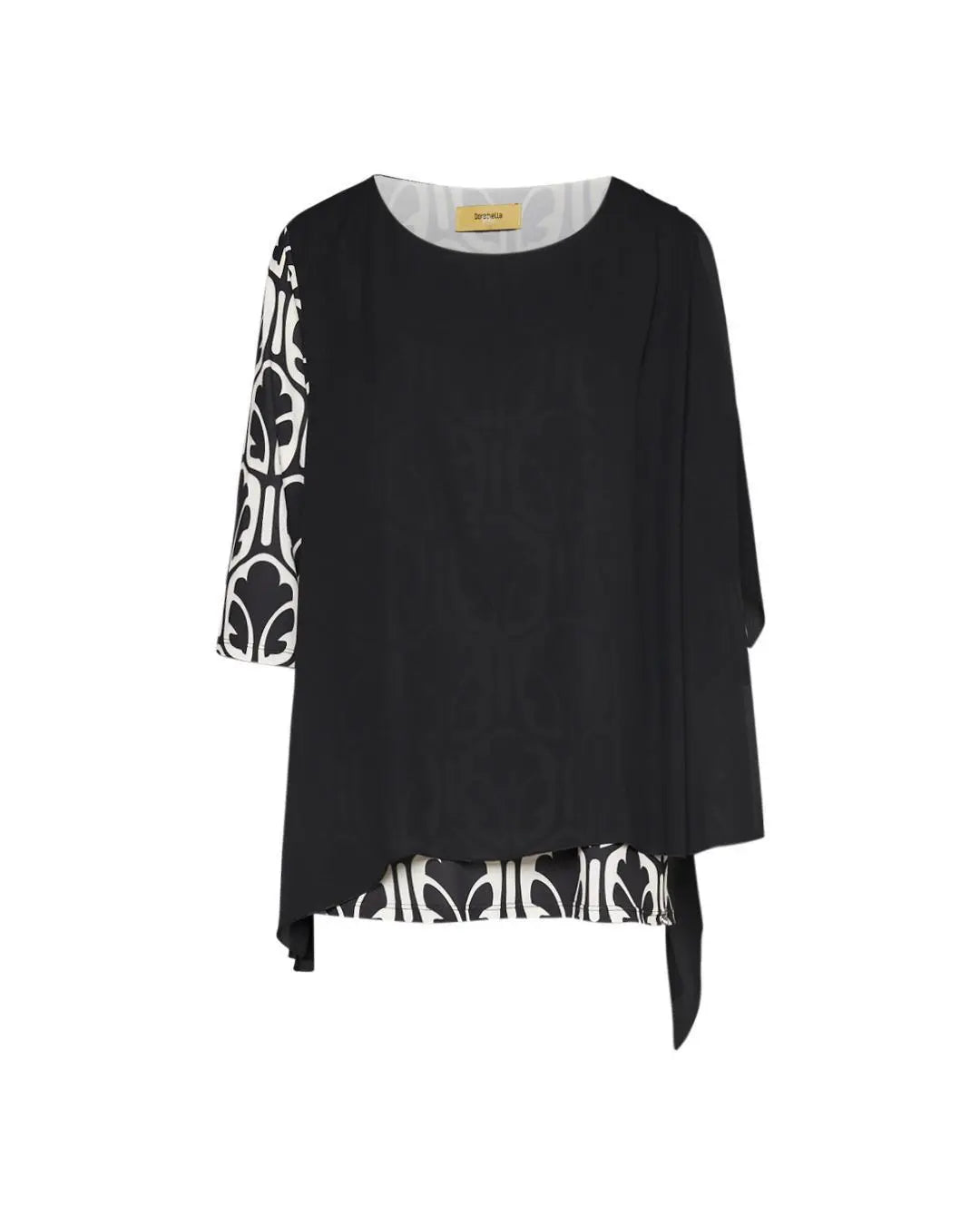 Casacca fantasia NERO DORABELLA PIU'