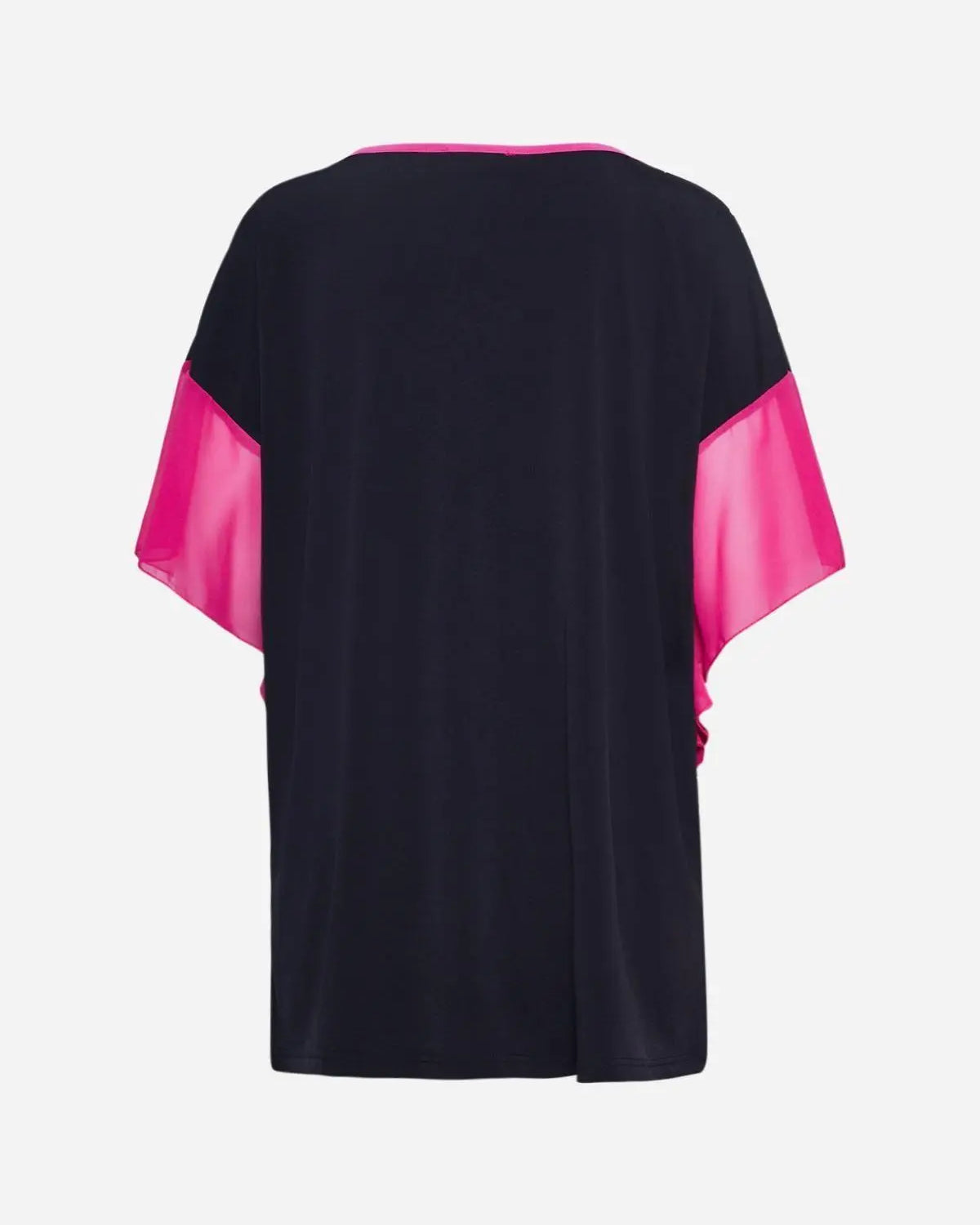 Casacca fantasia NERO-FUXIA DORABELLA PIU'