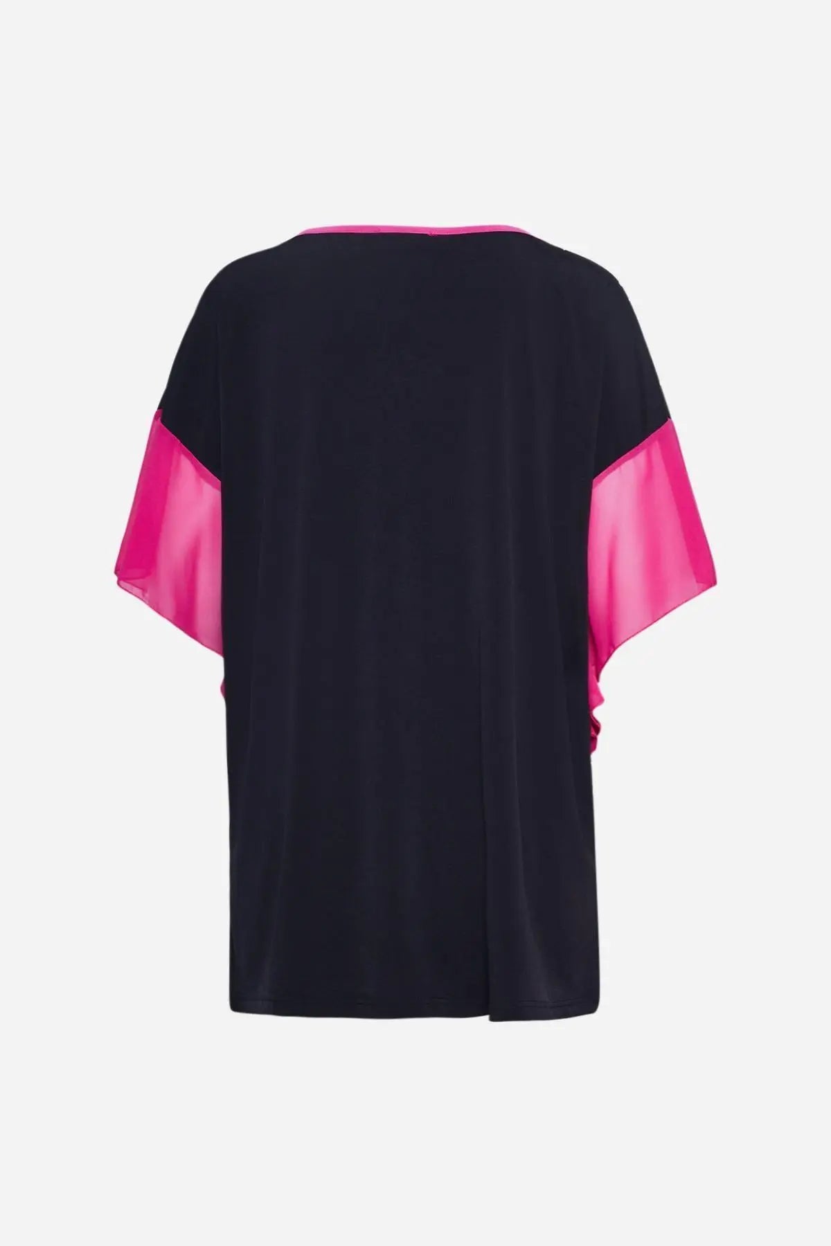 Casacca fantasia NERO-FUXIA DORABELLA PIU'