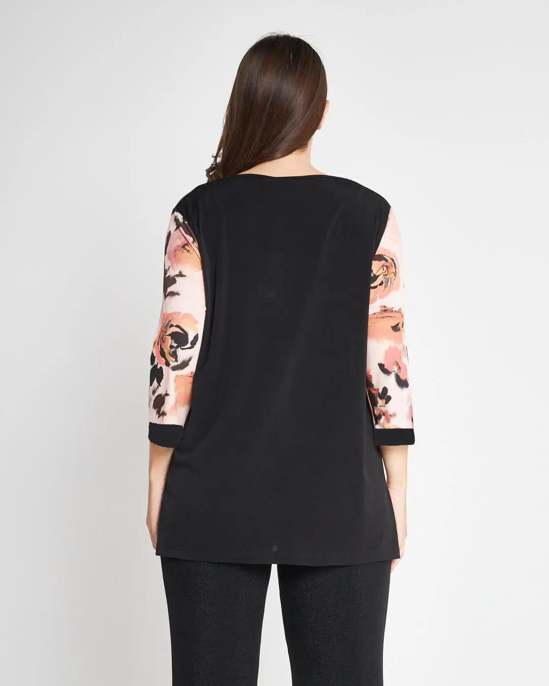 Casacca fantasia e strass ROSA DORABELLA PIU'