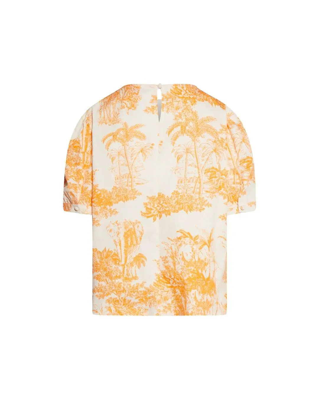 Casacca fantasia wild LIGHT BEIGE - ARANCIONE IRONICA