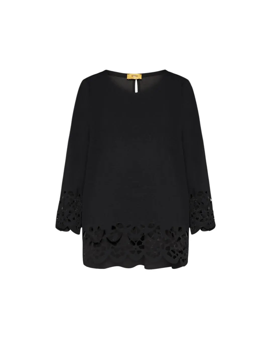 Casacca laserata Nero DORABELLA PIU'