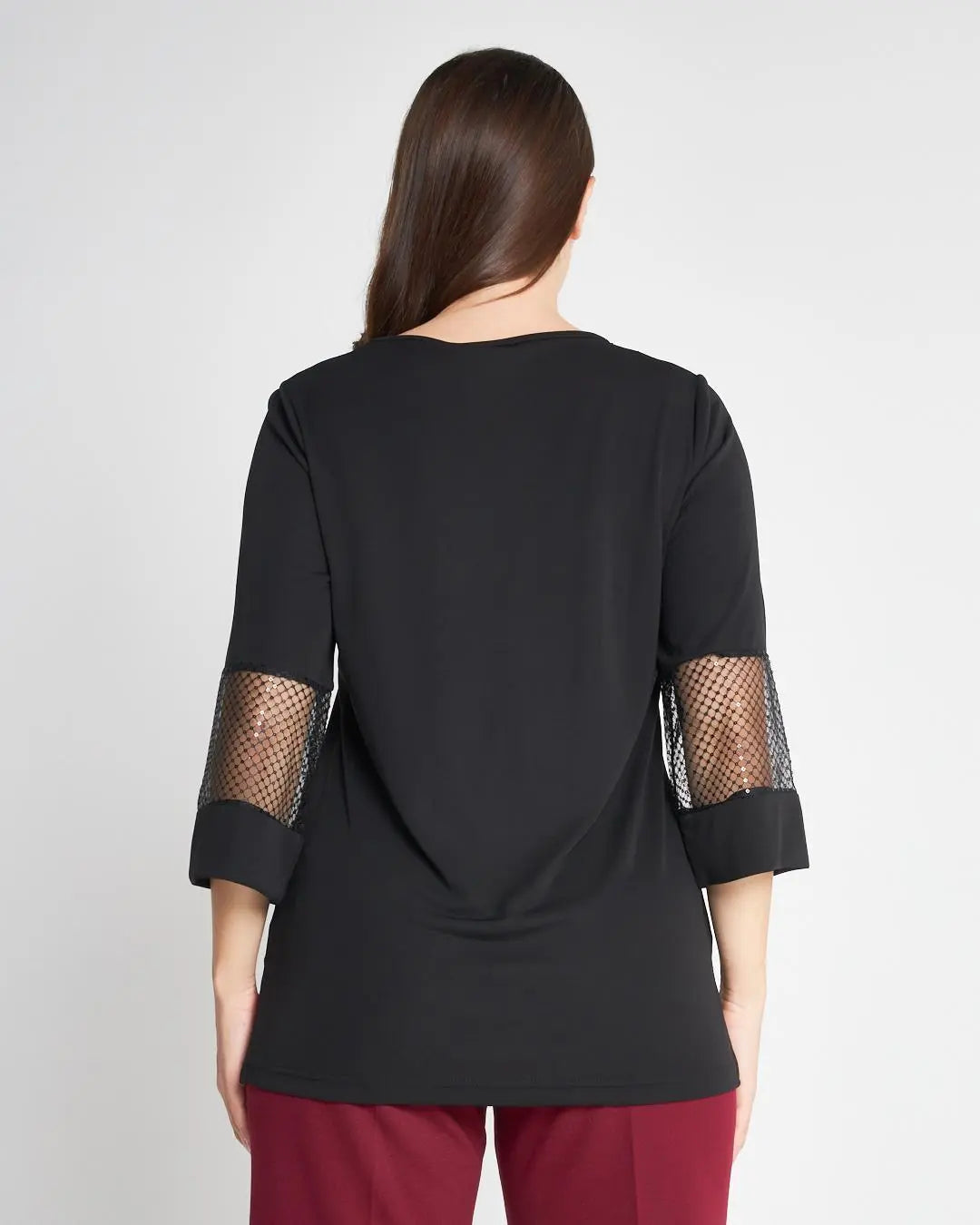 Casacca paillettes NERO DORABELLA