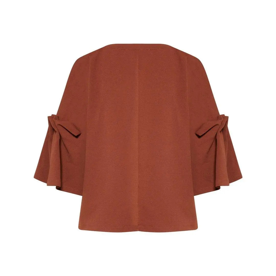 Casacca perle TABACCO IRONICA