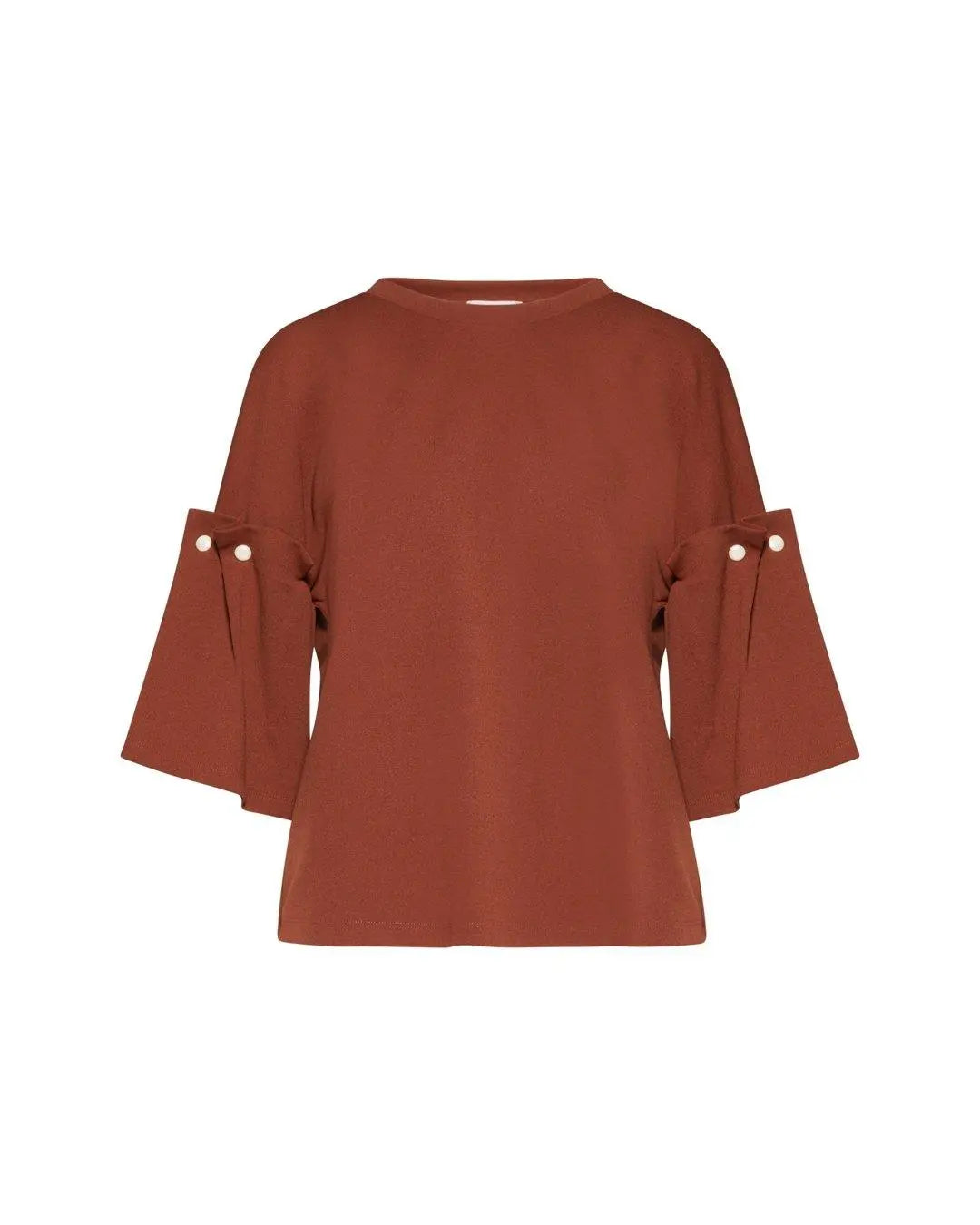 Casacca perle TABACCO IRONICA