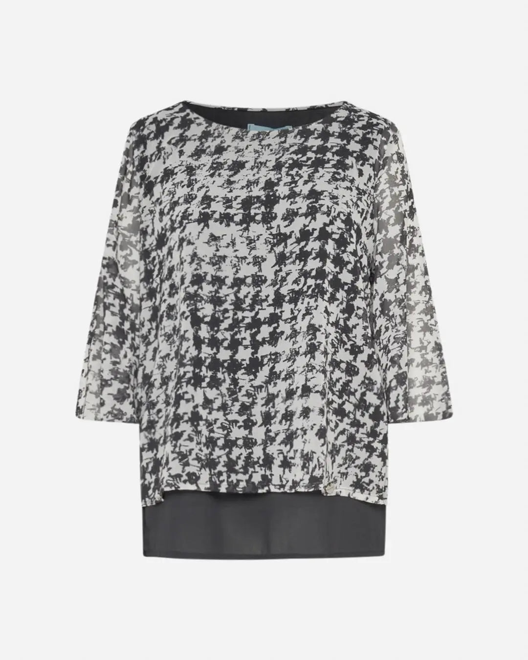 Casacca pied de poul NERO-BIANCO DORABELLA