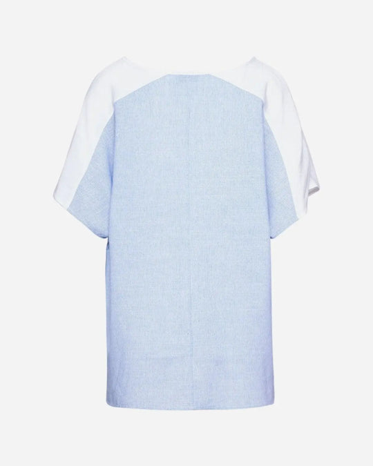 Casacca righe strette BLU-BIANCO DORABELLA