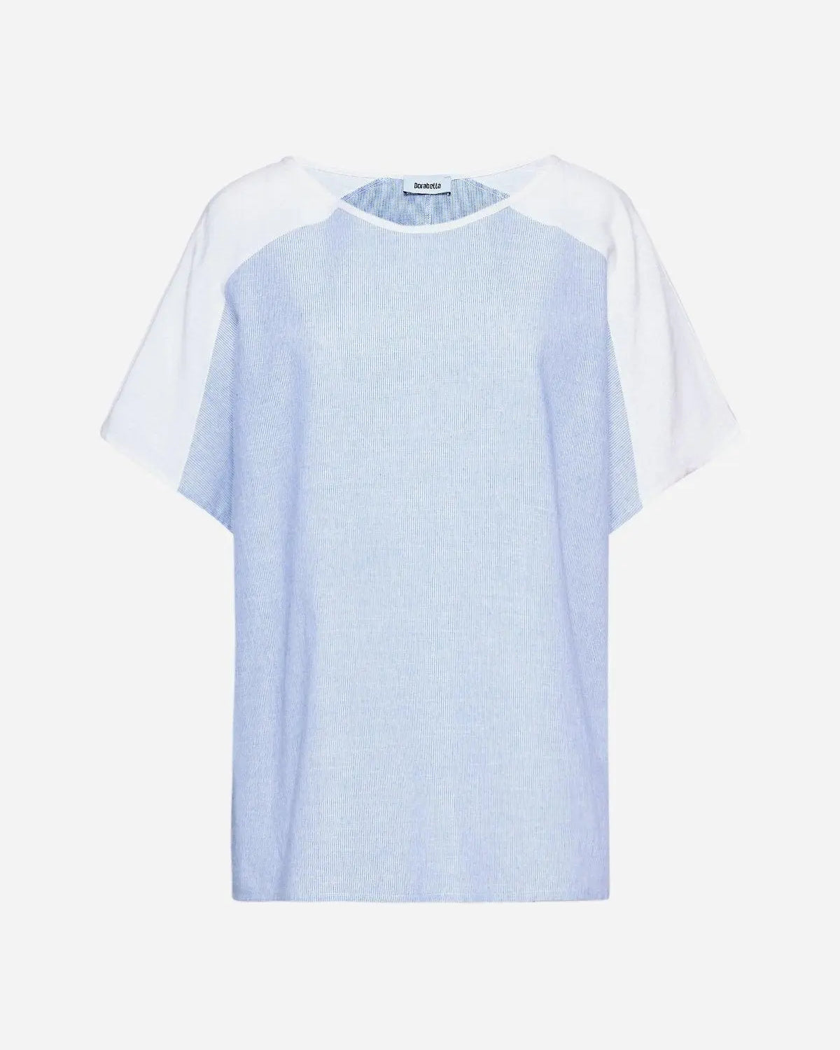 Casacca righe strette BLU-BIANCO DORABELLA