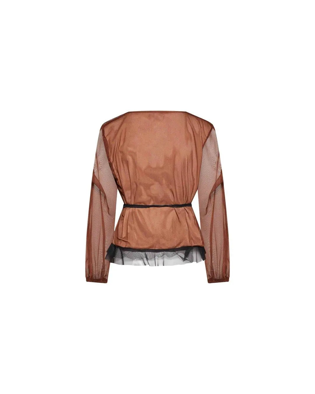 Casacca tulle TABACCO-TABACCO IRONICA