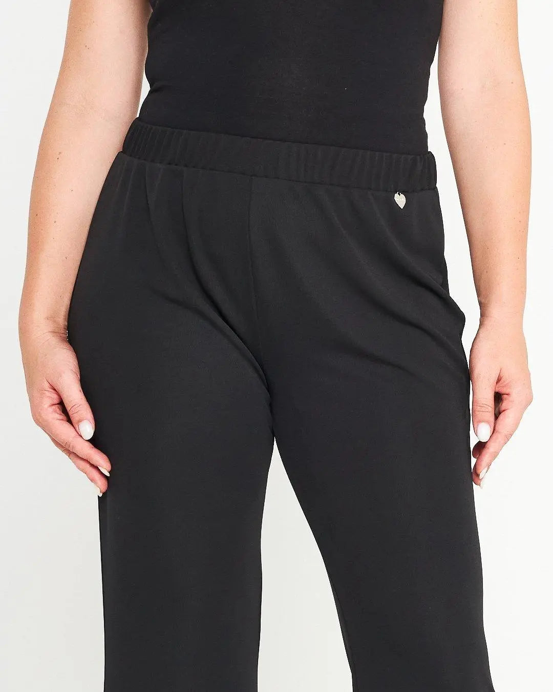 Completo jacquard floccato NERO DORABELLA PIU'