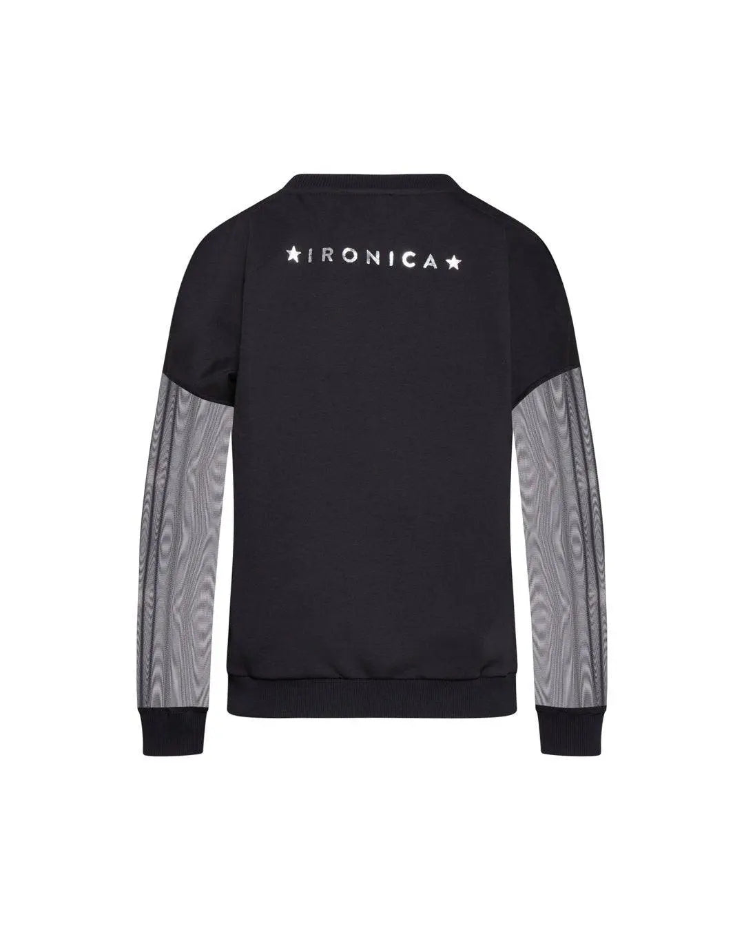 Felpa cut out NERO IRONICA