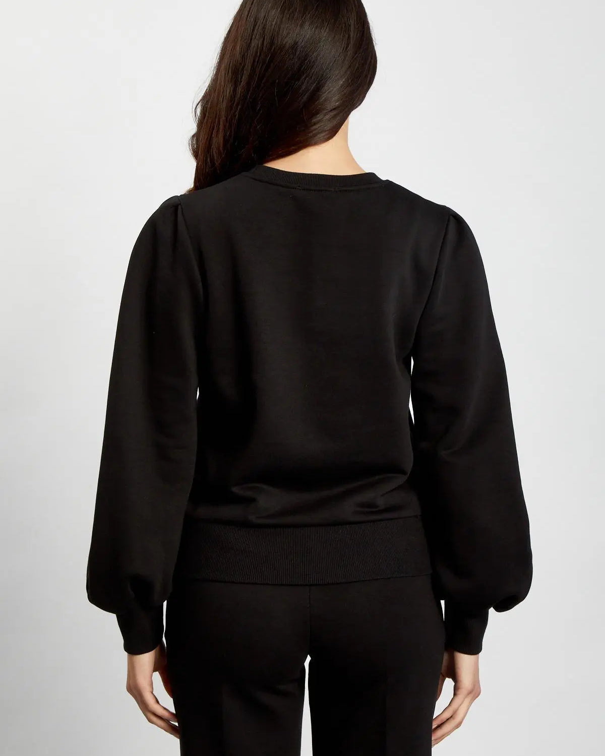 Felpa girocollo NERO IRONICA