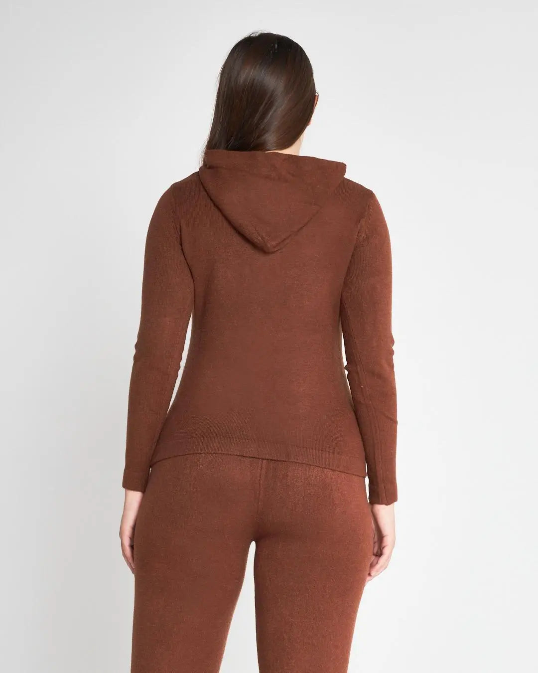 Felpa in maglia CACAO DORABELLA