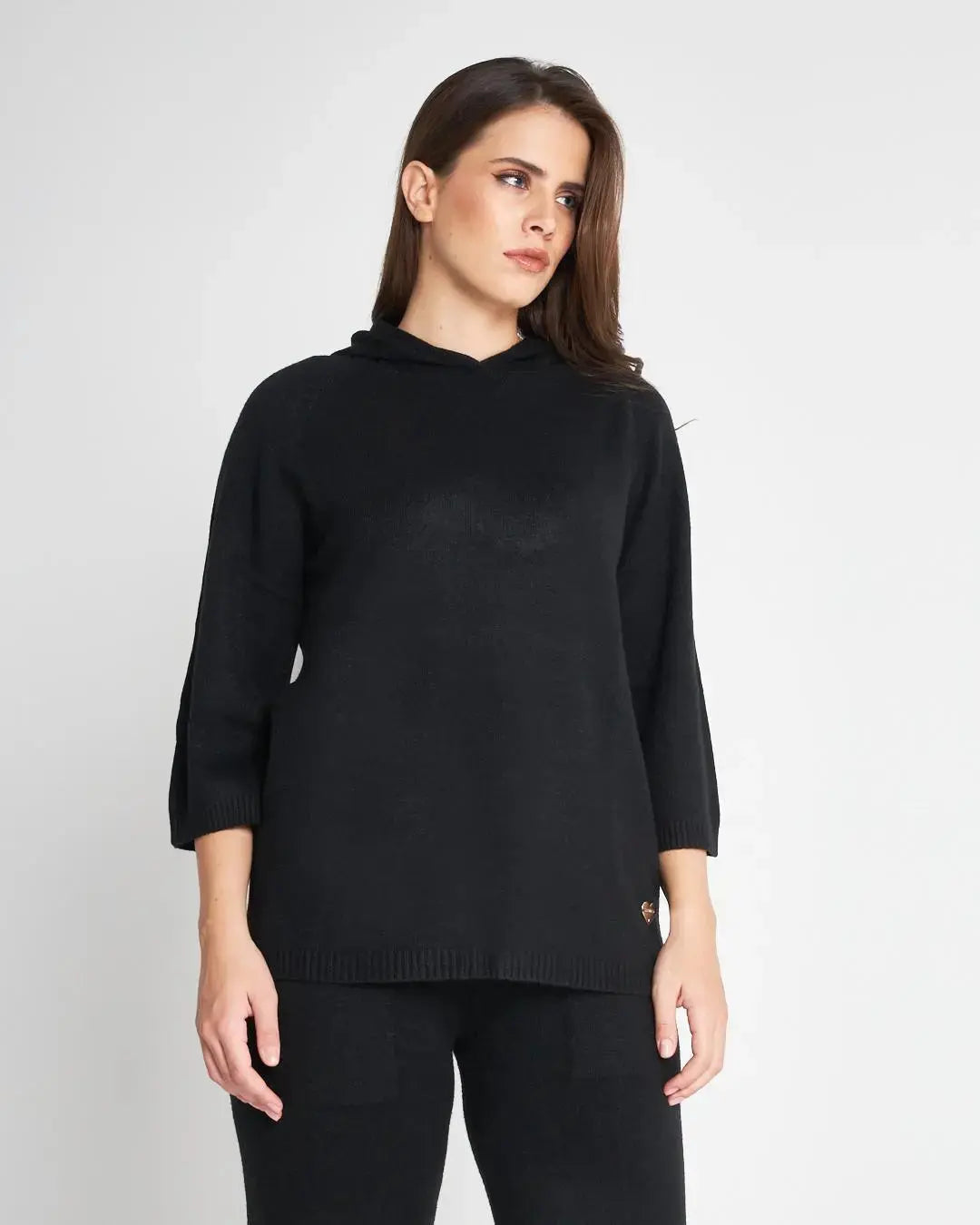 Felpa in maglia NERO DORABELLA