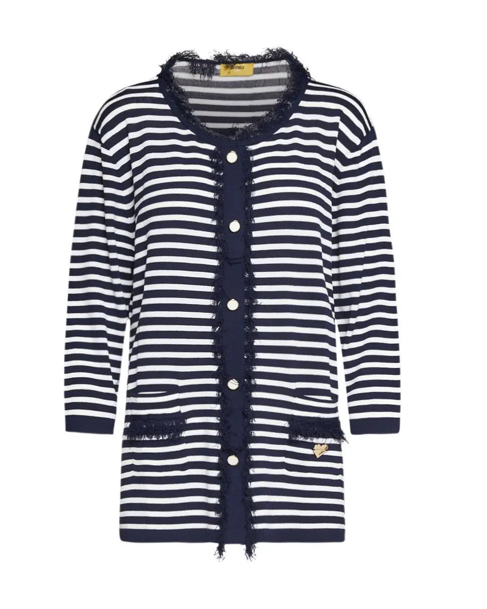 Finto cardigan BLUE NAVY DORABELLA PIU'