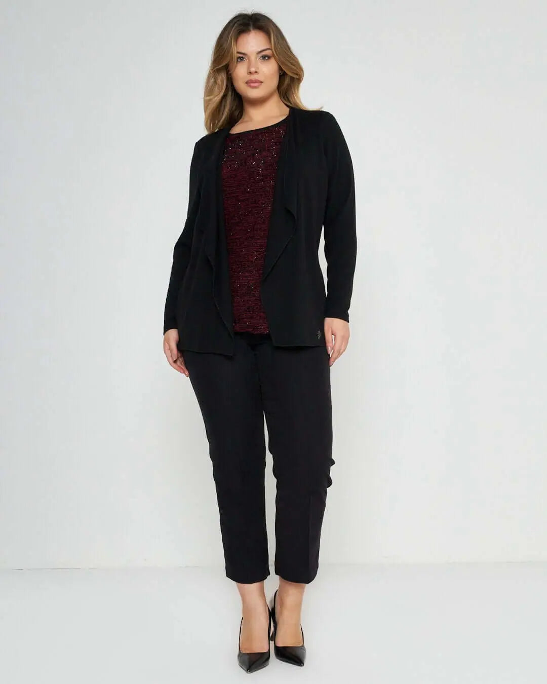 Finto twinset BORDEAUX DORABELLA